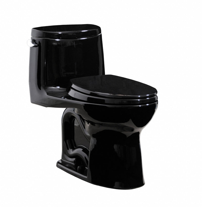 Toto Single Flush, Left Hand Trip Lever, One Piece, Tank Toilet, Elongated - MS604114CEF