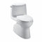Toto Single Flush, Left Hand Trip Lever, One Piece, Tank Toilet, Elongated - MS614114CEFG