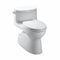 Toto Single Flush, Left Hand Trip Lever, One Piece, Tank Toilet, Elongated - MS644114CEFG