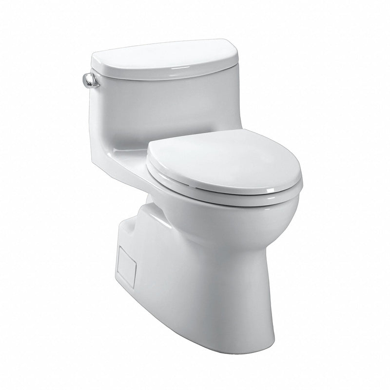 Toto Single Flush, Left Hand Trip Lever, One Piece, Tank Toilet, Elongated - MS644114CEFG