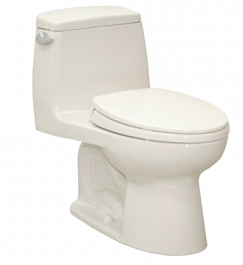 Toto Single Flush, Left Hand Trip Lever, One Piece, Tank Toilet, Elongated - MS854114