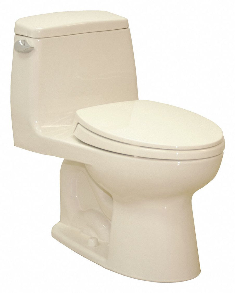 Toto Single Flush, Left Hand Trip Lever, One Piece, Tank Toilet, Elongated - MS854114E