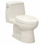 Toto Single Flush, Left Hand Trip Lever, One Piece, Tank Toilet, Elongated - MS854114S