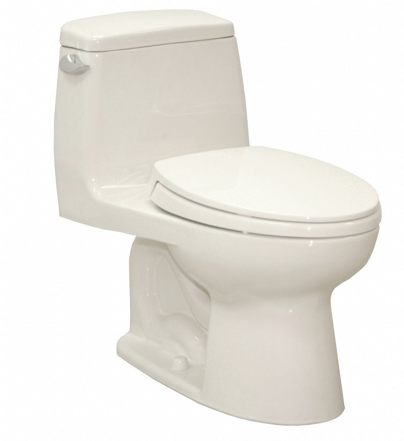 Toto Single Flush, Left Hand Trip Lever, One Piece, Tank Toilet, Elongated - MS854114S