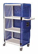 Royal Basket 3-Compartment Bulk Linen Cart, 450 lb Capacity, 32 in L X 19 3/4 in W X 61 in H - G32-BBX-L3A-3ULN