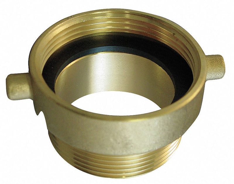 Moon American Fire Hose Adapter, Pin Lug, Fitting Material Aluminum x Aluminum, Fitting Size 2-1/2 in x 3 in - 367-2523061