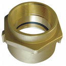 Moon American Fire Hose Adapter, Rocker Lug, Fitting Material Brass x Brass, Fitting Size 2-1/2 in x 2-1/2 in - 364-25225621