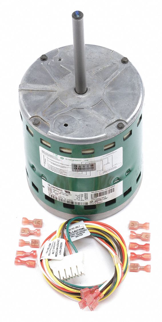 Genteq 3/4 HP ECM Direct Drive Blower Motor,ECM,1200 Nameplate RPM,115 Voltage,Frame 48 - 6107E