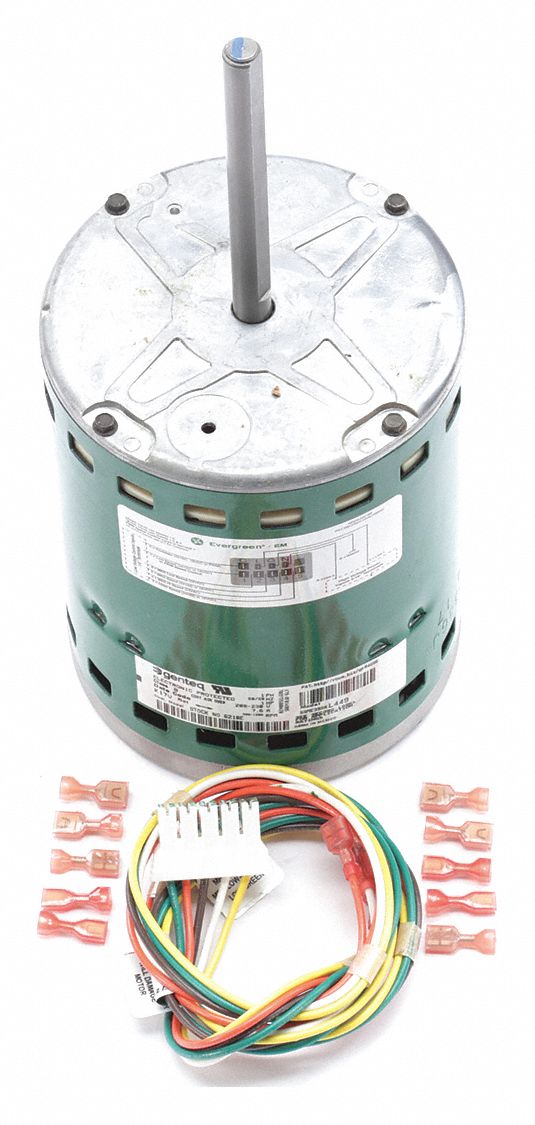 Genteq 1 HP ECM Direct Drive Blower Motor,ECM,1200 Nameplate RPM,208-230 Voltage,Frame 48 - 6210E