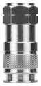 Alpha Fittings Quick Connect Hose Coupling, Universal, Brass, Socket - 80192-08