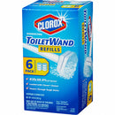 Clorox Toilet Wand Disposable Refill, 6 ct. Cleaner Container Size, Box Cleaner Container Type - 14882
