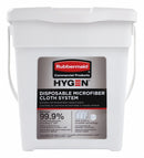 Rubbermaid Bucket Dispenser, HYGEN, Sheets, (80) Wipes, Plastic, White, PK 4 - 1822351