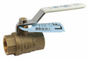 Apollo Ball Valve, Lead Free Brass, Inline, 2-Piece, Pipe Size 3/4 in, Tube Size 3/4 in - 94ALF-104-01A