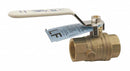 Apollo Ball Valve, Brass, Inline, 2-Piece, Pipe Size 1 in, Tube Size 1 in - 95ALF20501