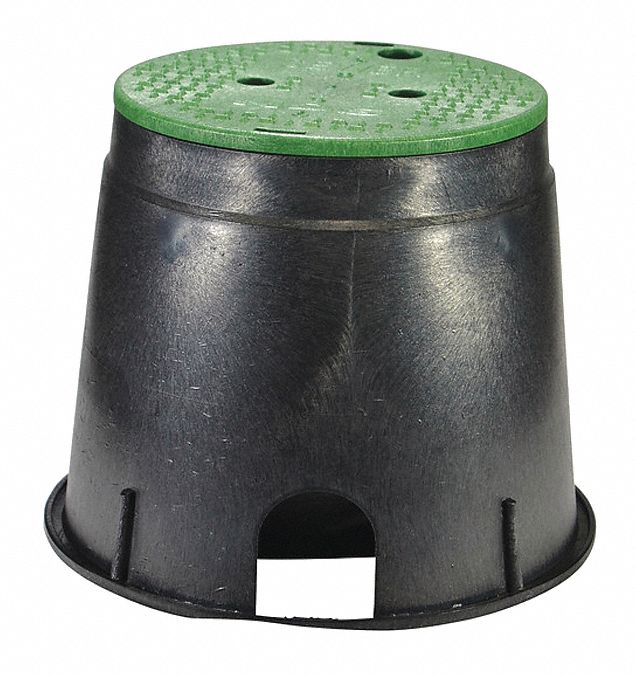 NDS 9 1/2 in x 12 7/8 in x 11 5/8 in Round Valve Box - 111BC