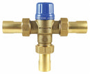 Cash Acme 1/2 in NPT Inlet Type Thermostatic Mixing Valve, Bronze - HG110D