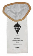 Tough Guy Vacuum Bag, Paper, 2-Ply, Standard Bag Filtration Type, For Vacuum Type Backpack Vacuum - 20TM83