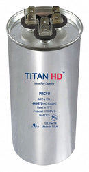 Titan Round Motor Dual Run Capacitor,50/5 Microfarad Rating,440VAC Voltage - PRCFD505A
