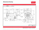 Dayton 1/3 HP, General Purpose Motor, Capacitor-Start/Run, 1725 Nameplate RPM, 115/208-230 Voltage - 103836