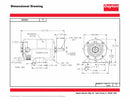 Dayton 1/4 HP, General Purpose Motor, 3-Phase, 1725 Nameplate RPM, 230/460 Voltage, 56 Frame - 20VD21
