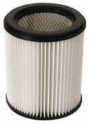 Dayton Cartridge Filter, Paper, Standard Filtration Type, For Vacuum Type Canister Vacuum - 20X613