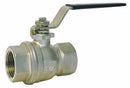 Top Brand Ball Valve, 316 Stainless Steel, Inline, 2-Piece, Pipe Size 2 in, Connection Type FNPT x FNPT - SSF-200