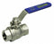 Top Brand Ball Valve, 316 Stainless Steel, Inline, 2-Piece, Pipe Size 1 in, Connection Type FNPT x FNPT - G-SSF-100