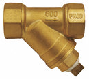 Top Brand 1/4 in Y Strainer, FNPT x FNPT, 50 Mesh, 1 29/32 in Length, Forged Brass - YSFB-25