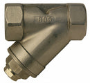 Top Brand 1 1/4 in Y Strainer, FNPT x FNPT, 50 Mesh, 4 1/8 in Length, 316 Stainless Steel - YSS-125