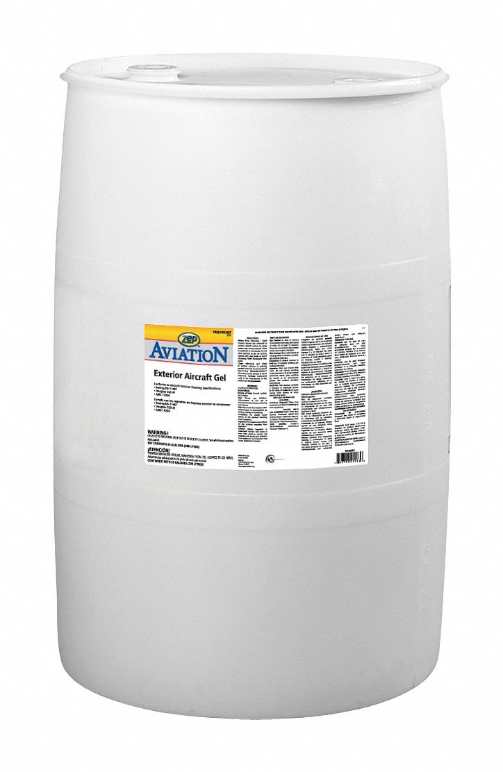 Zep Cleaner, 55 gal Cleaner Container Size, Drum Cleaner Container Type, Mild Fragrance - R43685