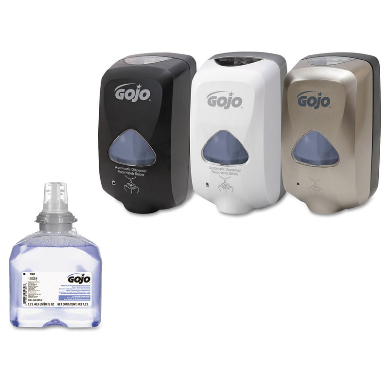 GOJO Tfx Luxury Foam Hand Wash, Fresh Scent, Refill, 1200Ml, 2/Carton - GOJ536102