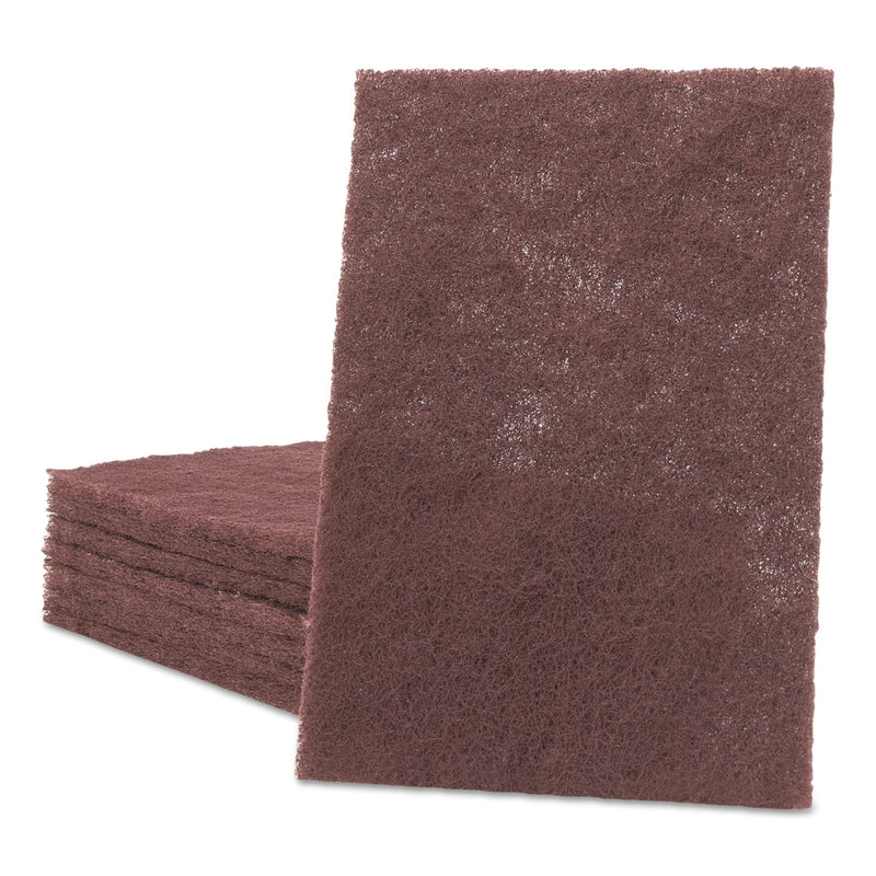 Scotch Brite General Purpose Hand Pad, 6 X 9, Maroon, 20 Bx, 3 Bx/Ct - MMM04029