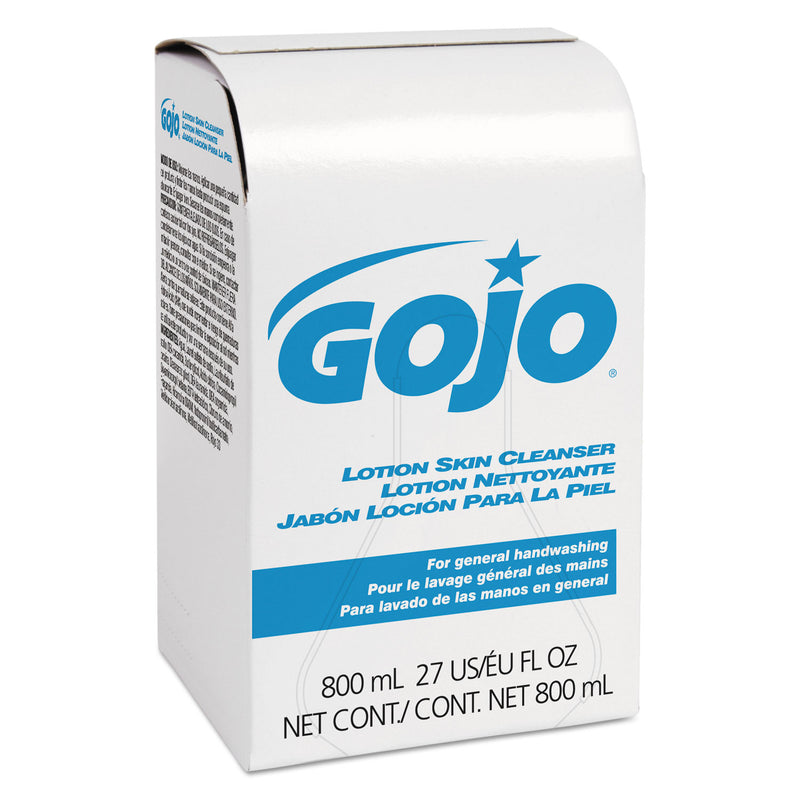 GOJO Lotion Skin Cleanser Refill, Floral, Liquid, 800 Ml Bag, 12/Carton - GOJ911212CT
