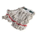 Rubbermaid Swinger Loop Wet Mop Heads, Cotton/Synthetic, White, Small, 6/Carton - RCPC111WHI