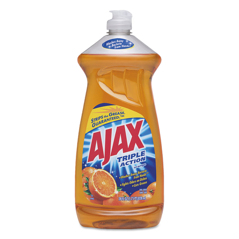 Ajax Dish Detergent, Liquid, Orange Scent, 28 Oz Bottle, 9/Carton - CPC44678CT