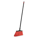 O-Cedar Maxistrong Angle Broom, Polypropylene Bristles, 56" Handle, Black, 6/Carton - DVOCB064205
