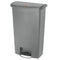 Rubbermaid Slim Jim Resin Step-On Container, Front Step Style, 18 Gal, Gray - RCP1883604