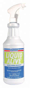 Dymon Surface and Air Deodorants, Spray Bottle, 32 oz, Liquid, Pleasant, PK 12 - 33632