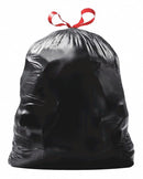 Glad Trash Bag, 30 gal., LLDPE, Coreless Roll, Black, PK 90 - 78952