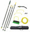 Unger Water Fed Pole Kit, Nylon bristles, 55' L - NLKU3
