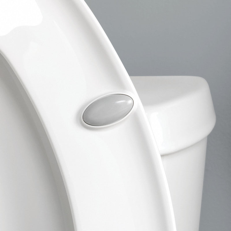 Bemis Elongated, Standard Toilet Seat Type, Closed Front Type, Includes Cover Yes, White - 7900TDGSL
