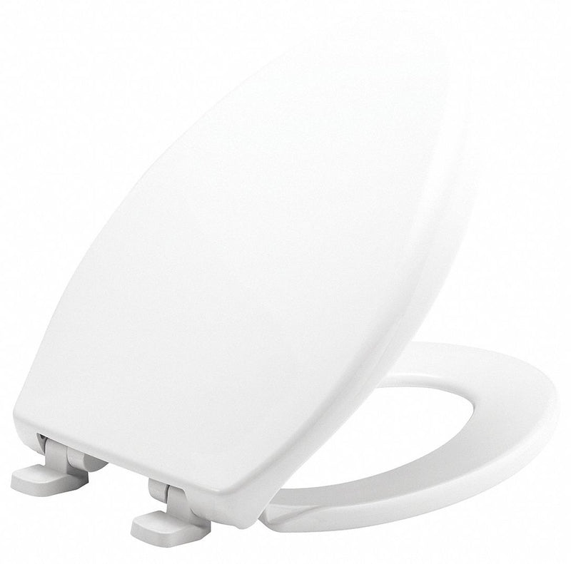 Bemis Elongated, Standard Toilet Seat Type, Closed Front Type, Includes Cover Yes, White - 7900TDGSL