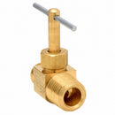 Parker Needle Valve, 1/4 In., Compressn-Male Pipe - NV106C-4-2