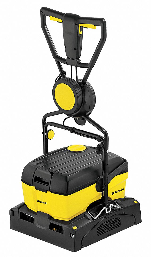 Tornado Electric Mini Scrubber, 660 rpm Brush Speed, Cylindrical Deck Style, 2 Stage 1.5 HP - 99406