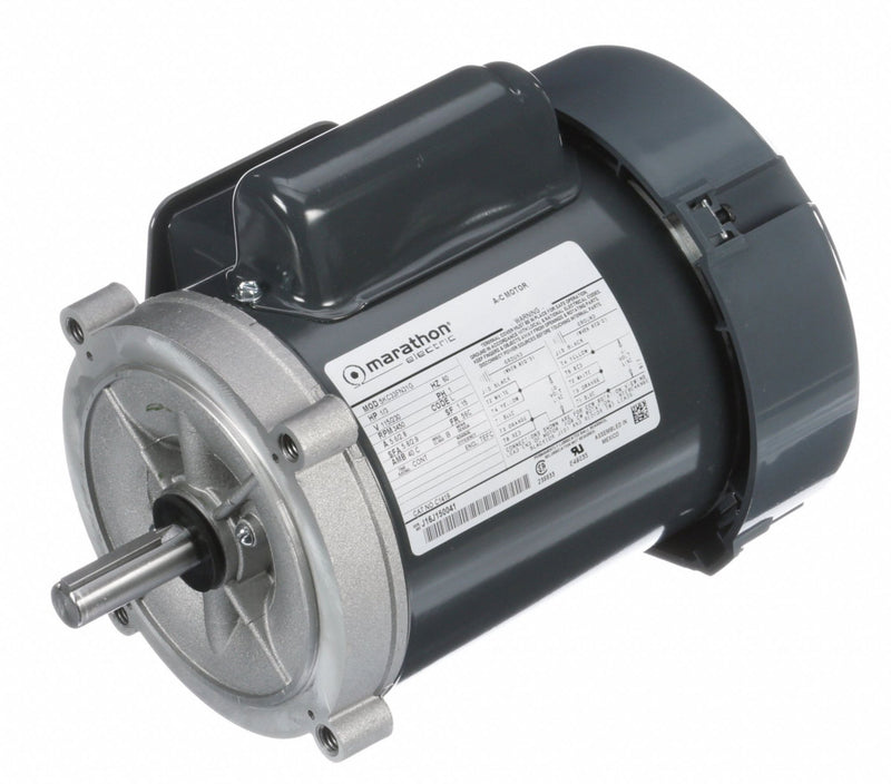 Marathon Motors 1/3 HP, General Purpose Motor, Capacitor-Start, 3450 Nameplate RPM, 115/230 Voltage, 56C Frame - 5KC33FN31