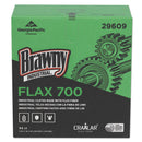 Brawny Flax 700 Medium Duty Cloths, 9 X 16 1/2, White, 94/Box, 10 Box/Carton - GPC29609