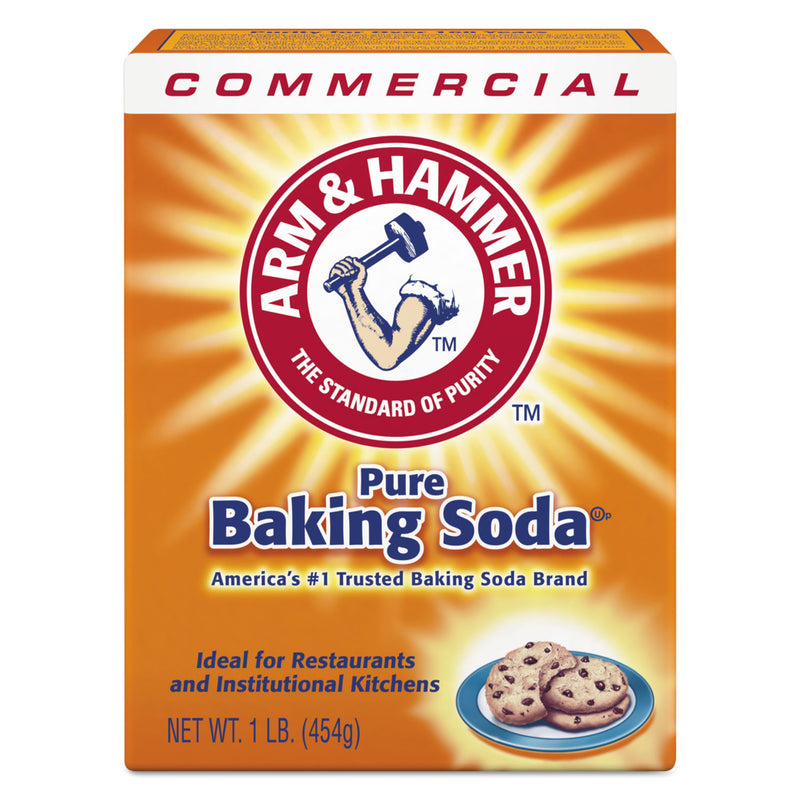 Arm & Hammer Baking Soda, 1 Lb Box, 24/Carton - CDC3320084104