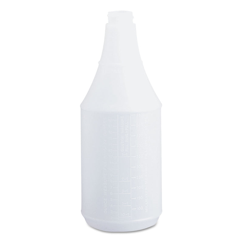 Boardwalk Embossed Spray Bottle, 24 Oz, Clear, 24/Carton - BWK00024