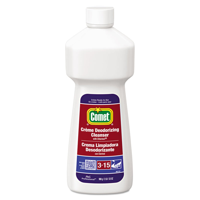 Comet Creme Deodorizing Cleanser, 32Oz Bottle, 10/Carton - PGC73163