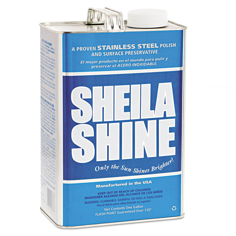 Sheila Shine Stainless Steel Cleaner & Polish, 1Gal Can - SSI4EA
